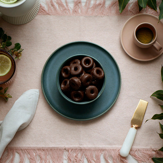 120g Dark Chocolate Aniseed Rings