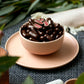 150g bag of dark chocolate coated raspberry bullets, made in Melbourne, Australia