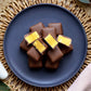 90g bag of gluten free milk chocolate coated honeycomb, made in Melbourne, Australia