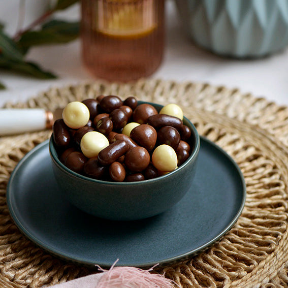 150g bag of premium mixed chocolate confectionery, made in Melbourne, Australia