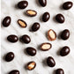 150g bag of vegan dark chocolate coated roasted almonds, made in Melbourne, Australia