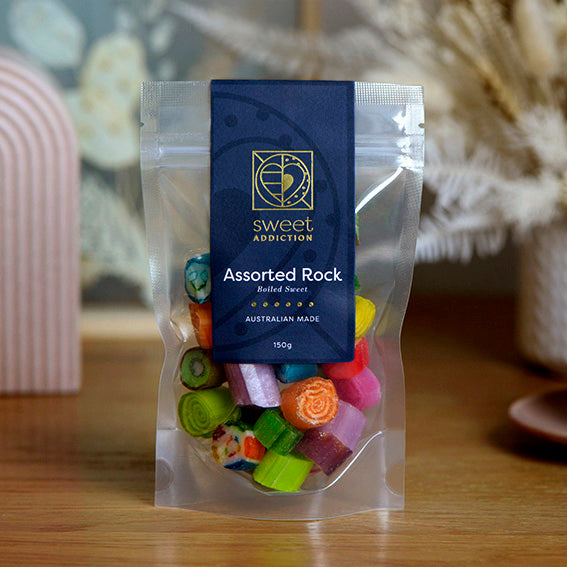 Delicious Rocks 150g Assorted Rock – Sweet Addiction Confectionery Wholesale